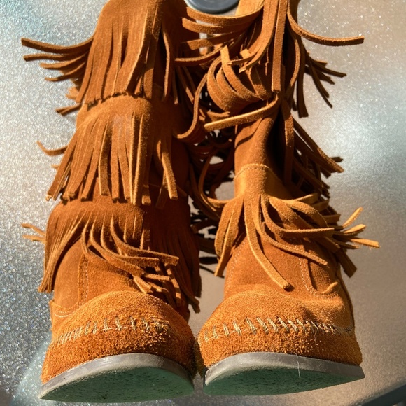 MINNETONKA STYLE 1632 PULL ON BOOT MOCCASINS SIZE 8 - Picture 7 of 7